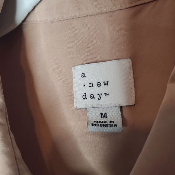 A New Day Tan Blouse - Picture 3 of 3